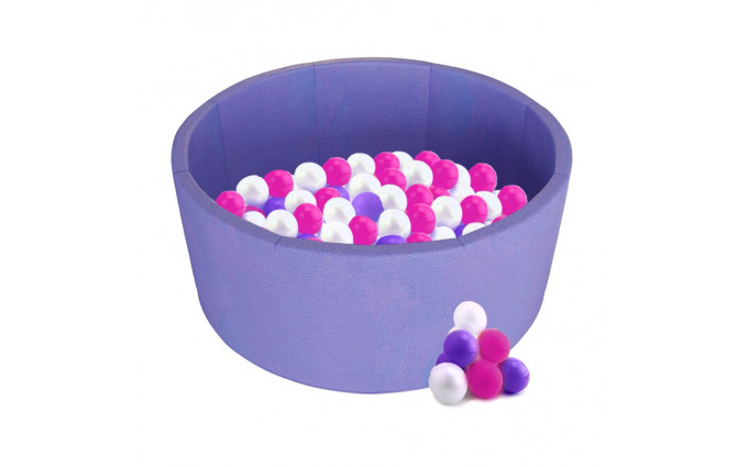 Детский сухой бассейн Midzumi Baby Beach (Сиреневый + 100 шаров темно-розовый/жемчужный/фиолетовый) Детский сухой бассейн Midzumi Baby Beach (Сиреневый + 100 шаров темно-розовый/жемчужный/фиолетовый)