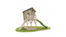 Игровой дом с изгибом с горкой 700